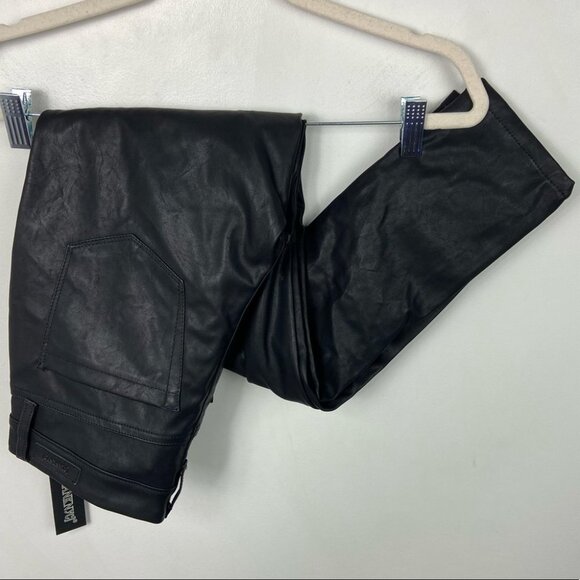 NWT Blank NYC Faux Leather Legging The Reade Crop Pants Size 26 New With Tags - Picture 10 of 11